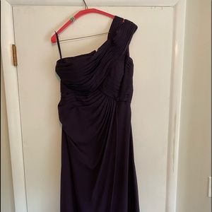 Purple bridesmaid dress